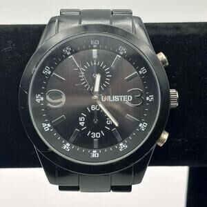 Black Unlisted Men’s Watch